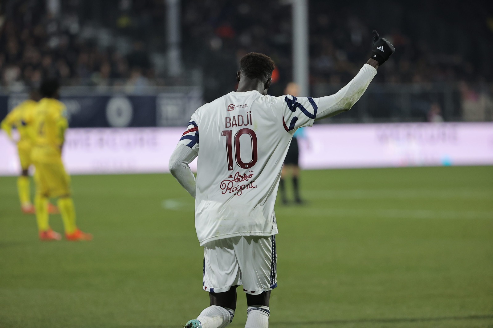 Aliou Badji marque son premier but de la saison avec les Girondins de Bordeaux.